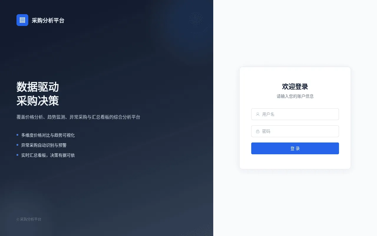 登录页